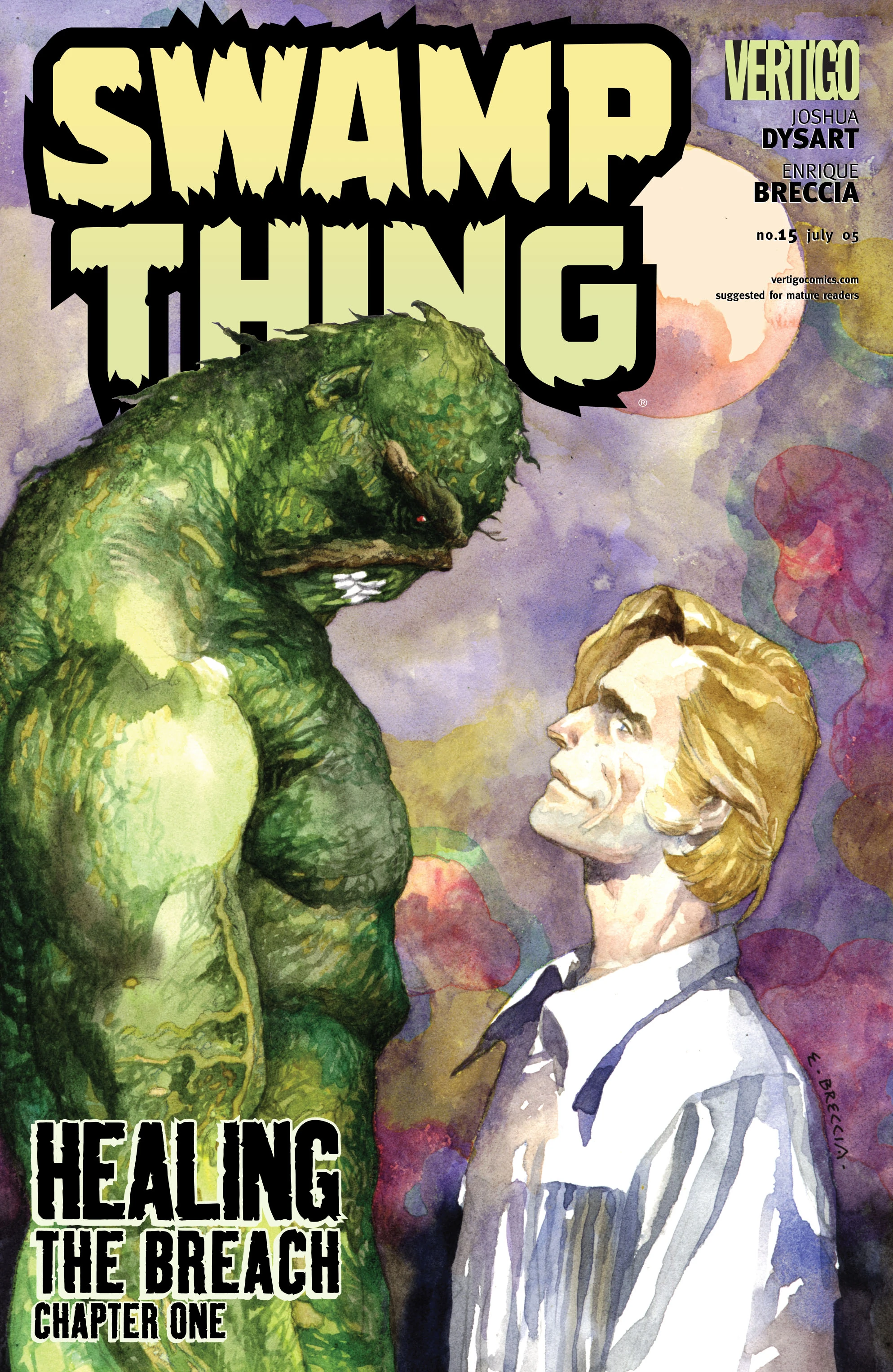 Swamp Thing #15 (DC, 2005 — Cover A) cover